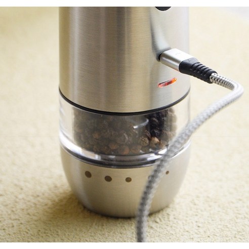 마리슈타이거 프로피 듀오 전자동 소금후추 그라인더 후기 분석 - 화이트 & 블랙 상세 컷