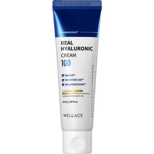 웰라쥬 리얼 히알루로닉 100 크림, 50ml, 1개