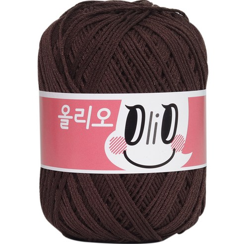 니뜨 올리오 뜨개실 70g, 719 다크브라운, 1개