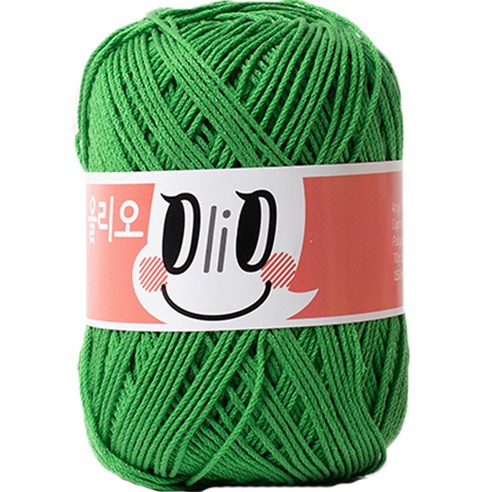 OliO yarna 뜨개실, 758 잔디, 1개