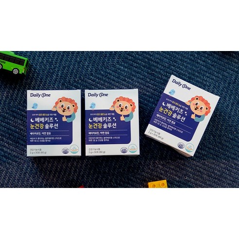 데일리원 베베키즈 눈 건강 솔루션 어린이 베타카로틴 영양제 60g, 1개 이미지 4