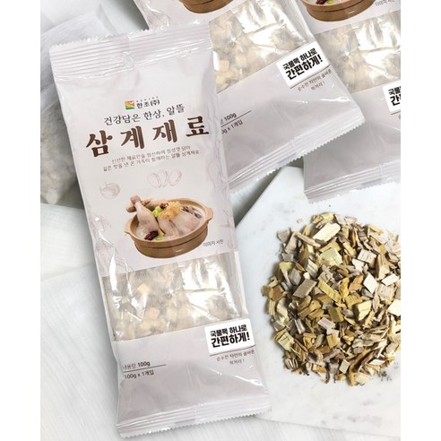 한조 알뜰 삼계탕재료 3p 300g, 1개 맛있게 먹은 솔직 후기 - 상품 이미지 2