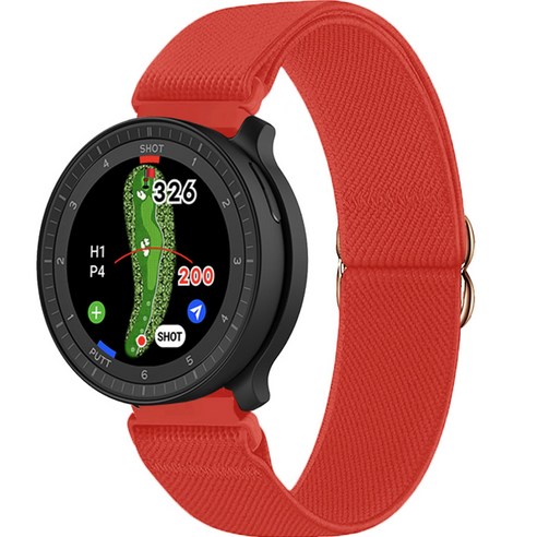 스페이스쉴드 VOICE CADDIE T-Ultra 호환 22mm 스트래치 나일론 스트랩, 비비드핑크, 1개