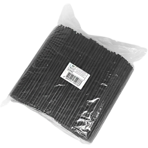 대성산업 자바라 검정 스트로우 7 x 250 mm 벌크포장, 500개입, 1개