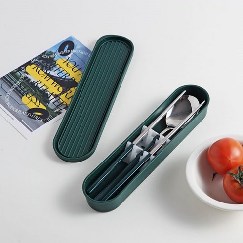 바네 커트러리 무소음 휴대용 도시락수저 + 수저통세트 이미지 4