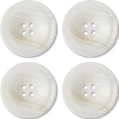 동대문단추왕 무광 코트 가디건 단추 30mm, 포맨WT, 4개