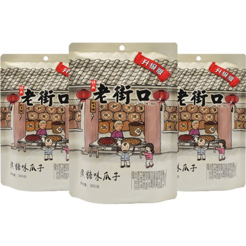 라오 해바라기씨 카라멜맛, 3개, 300g