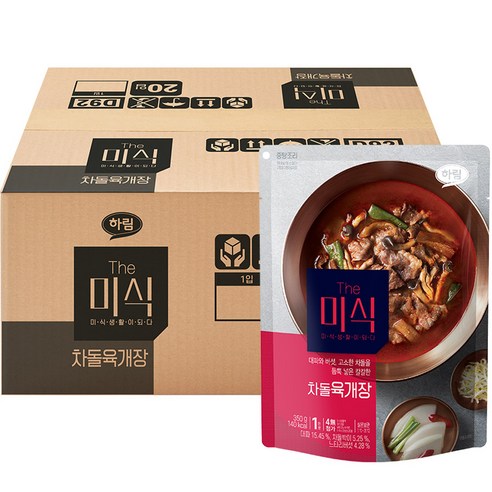 더미식 차돌 육개장 350g × 15개