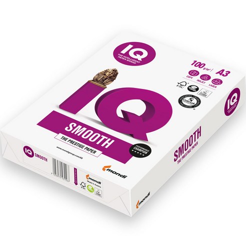 '몬디 IQ SMOOTH ColorLok 높은평활 정밀평탄 복사용지 100g, A3, 500개' 최저가 검색, 최저가 ...