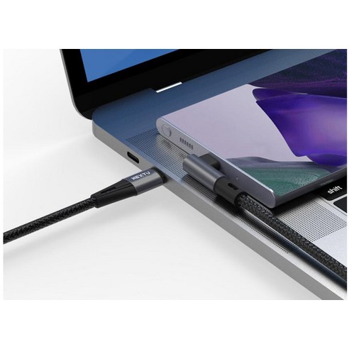 넥스트유 C타입-C타입 90도 꺾임형 초고속 충전케이블 NEXT-CCL6... 솔직 후기 | 실사용자 리뷰 분석 - 상품 이미지 3