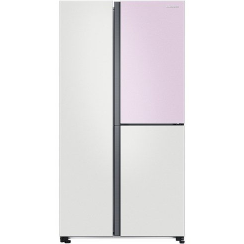 삼성전자 양문형 냉장고 846L 방문설치, 코타 PCM 화이트 + 라벤더, RS84A5041W4