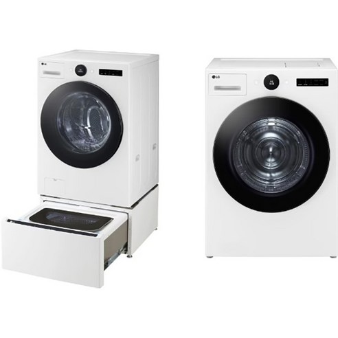 LG전자 트롬 드럼세탁기 + 건조기 + 미니워시 FX25WSQX-1W 25kg + 21kg 세트 방문설치, 릴리 화이트