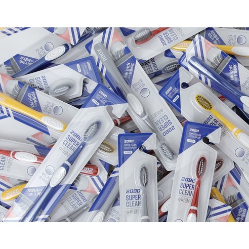 2080 슈퍼클린 초극세모 칫솔 후기 분석 - 욕실 배치 연출컷