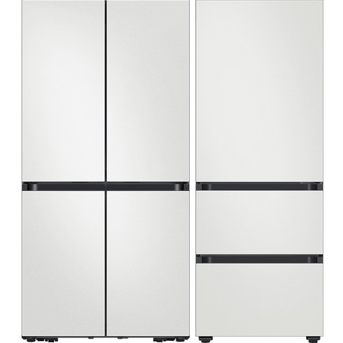 삼성전자 비스포크 냉장고 + 김치냉장고 + 결합키트 패키지 RF60C901301RQ3 방문설치, 코타 화이트