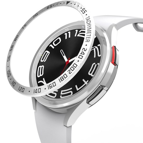 아라리 메탈 베젤 스타일링 케이스 베젤데코 43mm, 실버, 1개