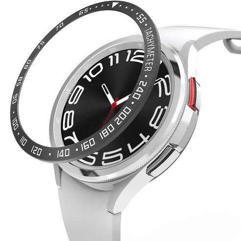 아라리 메탈 베젤 스타일링 케이스 베젤데코 43mm, 블랙, 1개
