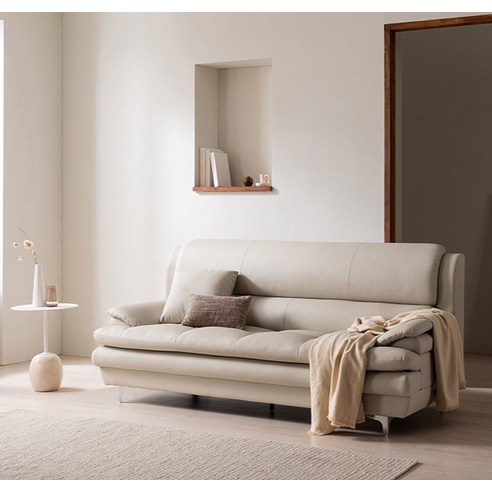 소파가 놓인 거실 전체 모습