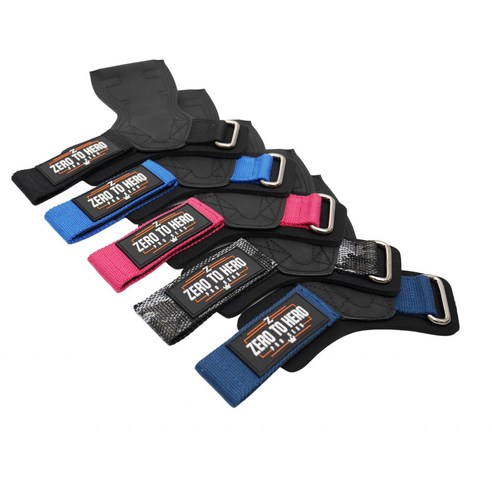 제로투히어로 리프팅 프로 그립 일체형 헬스 스트랩 후기 분석 - 패드 근접 촬영