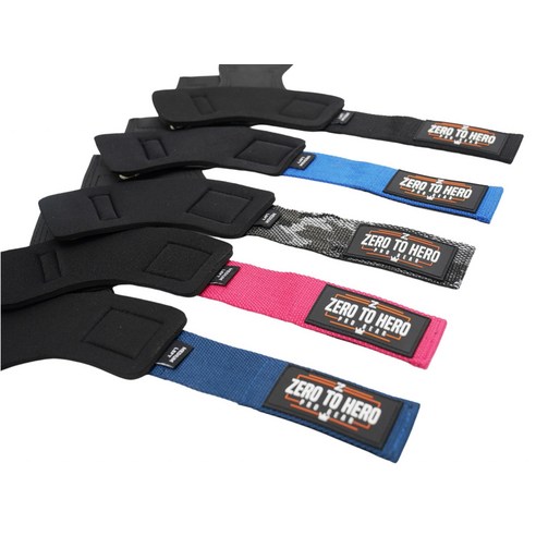 제로투히어로 리프팅 프로 그립 일체형 헬스 스트랩 후기 분석 - 착용 샷