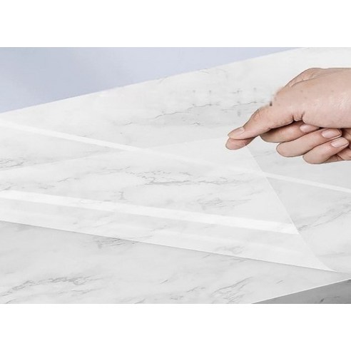 더뉴커머스 유리대용 PVC 라운드 모서리 테이블 매트 이미지 4