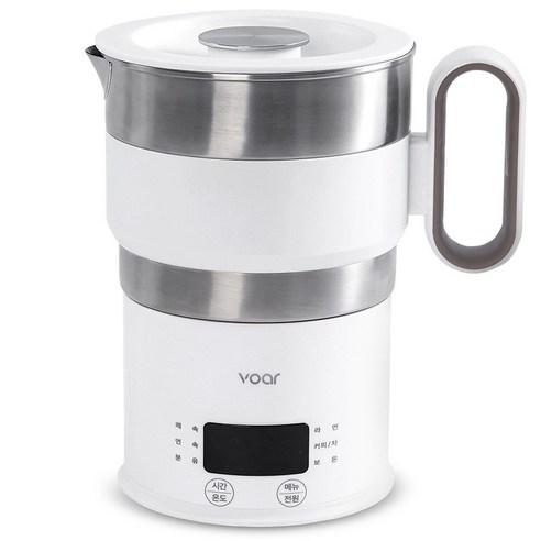 보아르 이지전기포트S 휴대용 접이식 여행용 올스텐 무선 커피포트