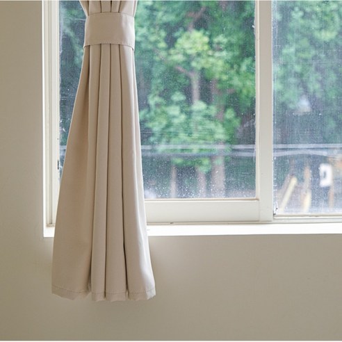 생활백서 암막커튼 올인원 세트 ver 4 후기 분석 - 원단 디테일 및 질감