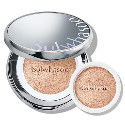 설화수 퍼펙팅 쿠션 에어리 본품 15g + 리필 15g 세트, 17N1 바닐라, 1개