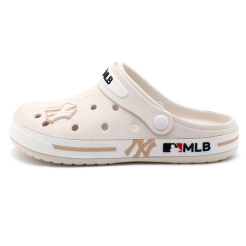 MLB NY Yankees Kona露營拖鞋, 230mm, 象牙白- 拖鞋/人字拖| 酷澎