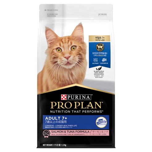 프로플랜 캣 기능성 사료, 시니어, 1.5kg, 1개
