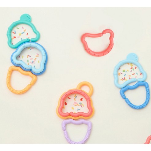 하베브릭스 아이스크림 베이비링 7종 x 4p 세트 이미지 2