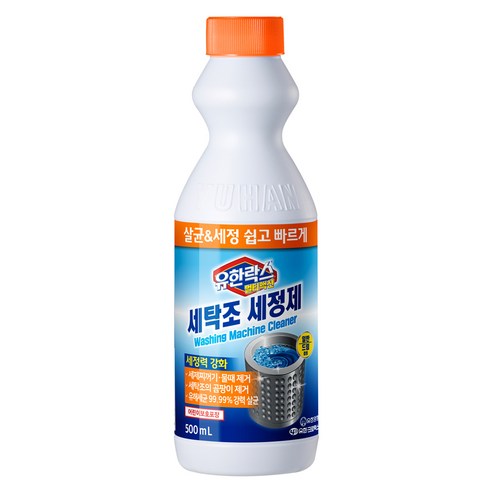 유한락스 멀티액션 세탁조 세정제, 1개, 500ml