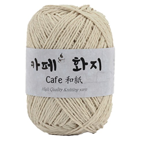 yarna 카페화지 뜨개실 40g, 1개, 5 연베이지