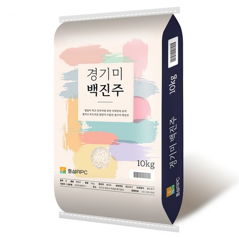 화성RPC 경기미 백진주, 1개, 상등급, 10kg 1개, 상등급, 10kg