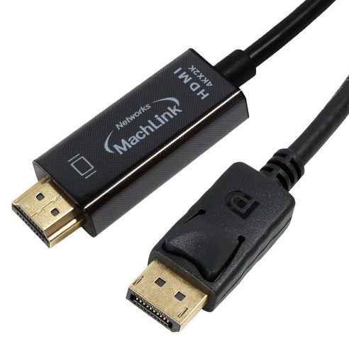 마하링크 DP to HDMI 고급형 Active 케이블 V1.2, 1개