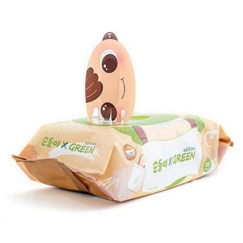 순둥이 그린 에디션 물티슈 리필형 이미지 2