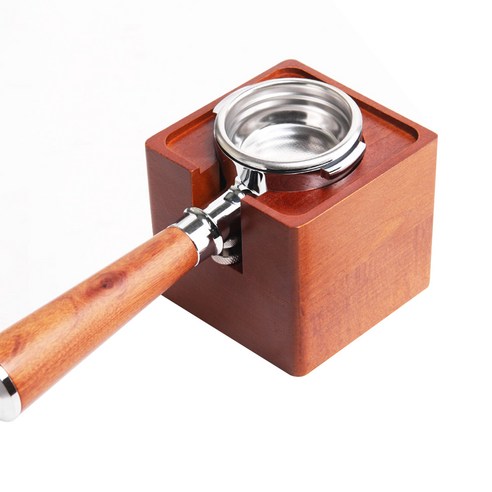 코빙 월넛 포터필터 거치대 1구 탬핑스테이션 51 / 53mm 겸용, 혼합색상, 1개