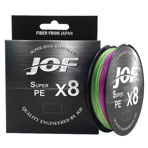 JOF 8합사 슈퍼 PE 낚시줄, 멀티, 1개