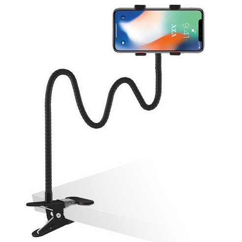 일상가득 아자벨 스네이크 집게형 휴대폰 거치대 97mm 솔직 후기 | 실사용자 리뷰 분석 - 상품 이미지 1