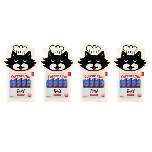 닥터펠리스 고양이 포캣츄 짜먹는 간식 4p, 참치, 56g, 4개