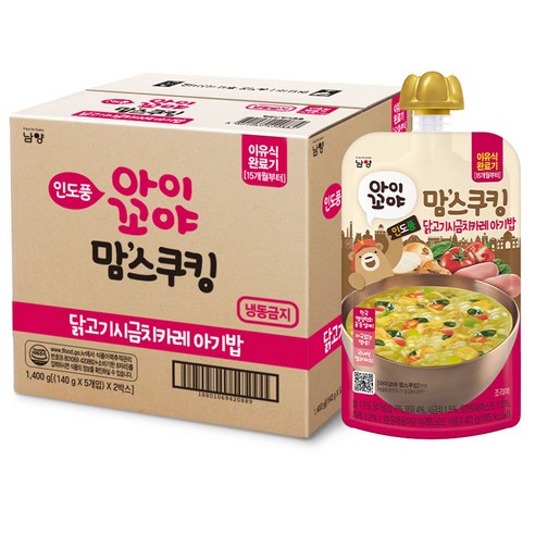 아이꼬야 맘스쿠킹 이유식, 140g, 10개