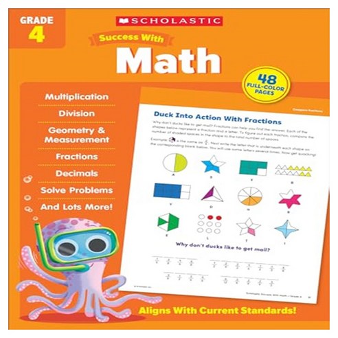 Scholastic Success with Math Grade 4 - 교육 이론 | 쿠팡