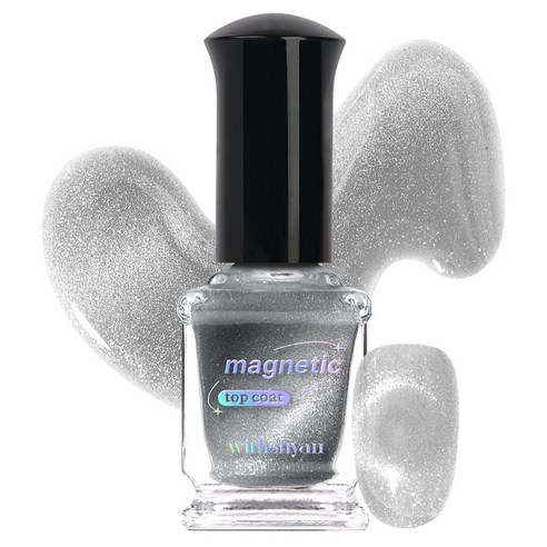 위드샨 커스텀 마그네틱 네일탑코트, 혼합색상, 9ml, 1개