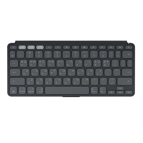 로지텍 울트라 슬림 휴대용 팬터그래프키 키보드, 그래파이트, KEYS-TO-GO 2(iPad), 제조사축