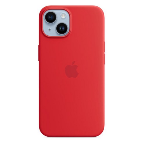 Apple 정품 아이폰 맥세이프 실리콘 케이스, 아이폰 14, (PRODUCT) RED