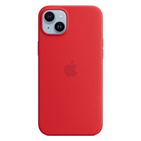 Apple 정품 아이폰 맥세이프 실리콘 케이스, 아이폰14 Plus, (PRODUCT) RED