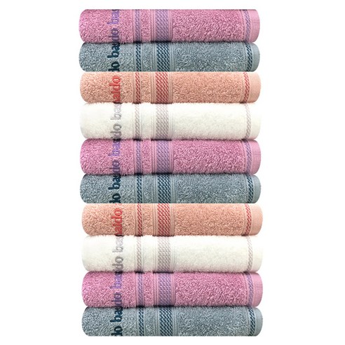 송월타월 아놀드바시니 재이즈40 세면타올 120g 20수 면사, 랜덤 발송, 10개