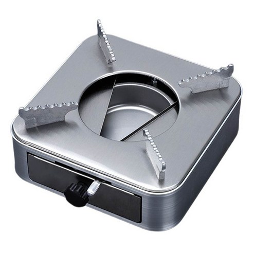 미니화로 스토브 스틸 워머, 실버, 1개