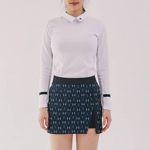 HALEY 헤일리골프 여성용 로고 리본 긴팔 카라티셔츠 HS KT1007