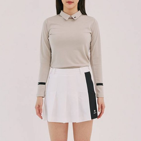 HALEY 헤일리골프 여성용 로고 리본 긴팔 카라티셔츠 HS KT1007