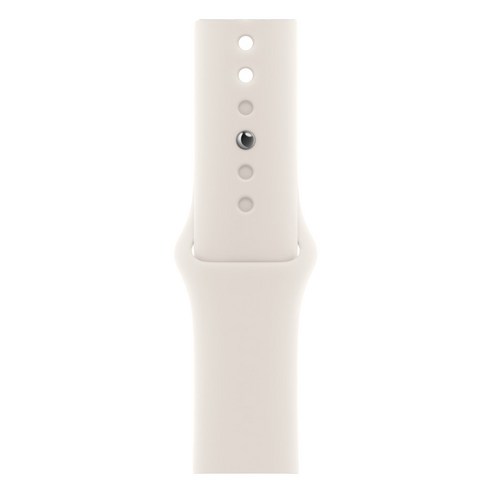 Apple 정품 2024 애플워치 스포츠 밴드, 스타라이트, 40mm, S/M, 1개